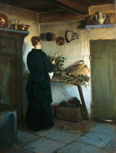 Kitchen Interior. The Artist